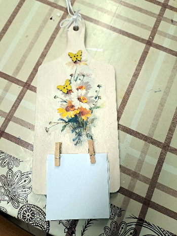 Decoupage na drevo - lopáriky